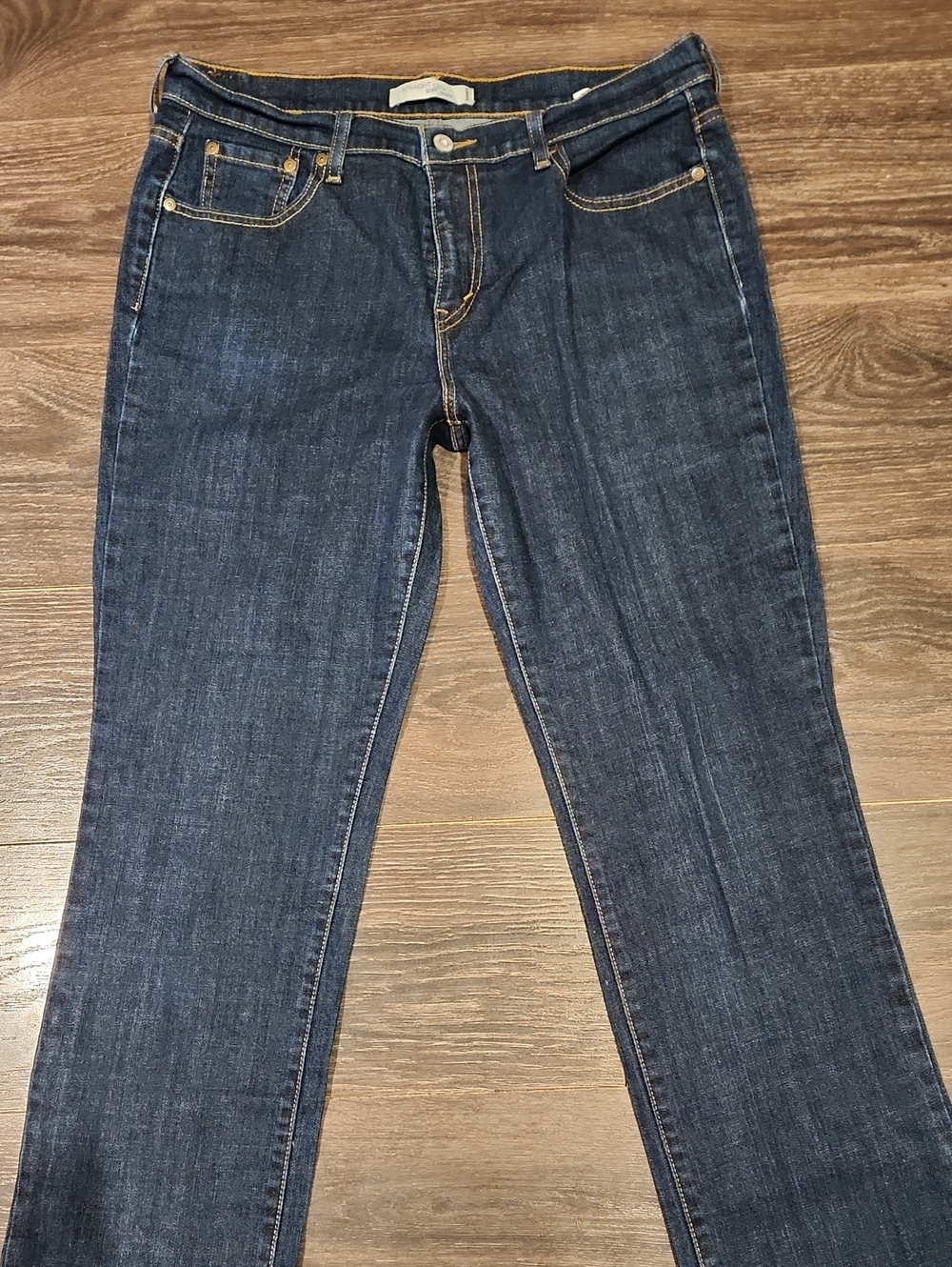 ❤️ LEVIS Y2K 505 STRAIGHT LEG JEANS, 12L (31 LONG) - Picture 4 of 10